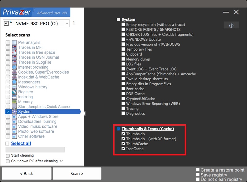 Jak wyczyścić pamięci podręczne miniatur i ikon w Windows (Thumbs.db, ThumbCache)