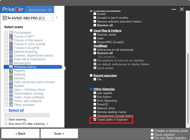 Jak wyczyścić wpisywane ścieżki w Eksploratorze plików w Windows (TypedPaths)